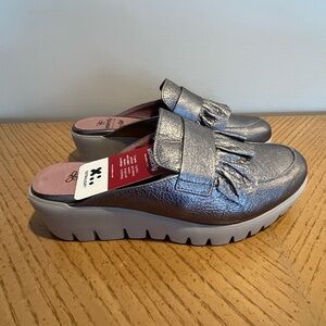 Wondersfly memory gel wedge mule loafer size 7.5 new